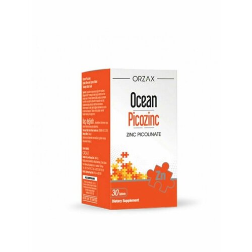 ORZAX Ocean Picozinc Tablet / Орзакс Океан Пикоцинк, Пиколинат цинка, 30 таблеток