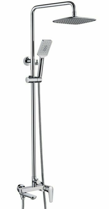 Bravat Душевая система со смесителем на ванну Arden F6351385CP-A1-RUS Bravat