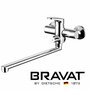 Смеситель для ванны c длинным изливом Bravat Eler F6191238CP-01L-RUS