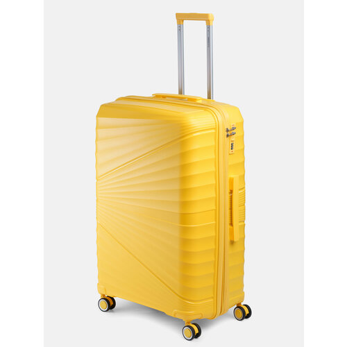 фото Чемодан , 115 л, размер l, желтый bags-place