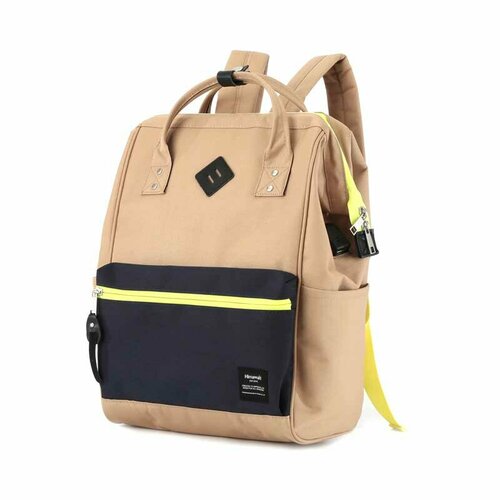 фото Рюкзак himawari 9003 14" camel/black, бежевый с черным
