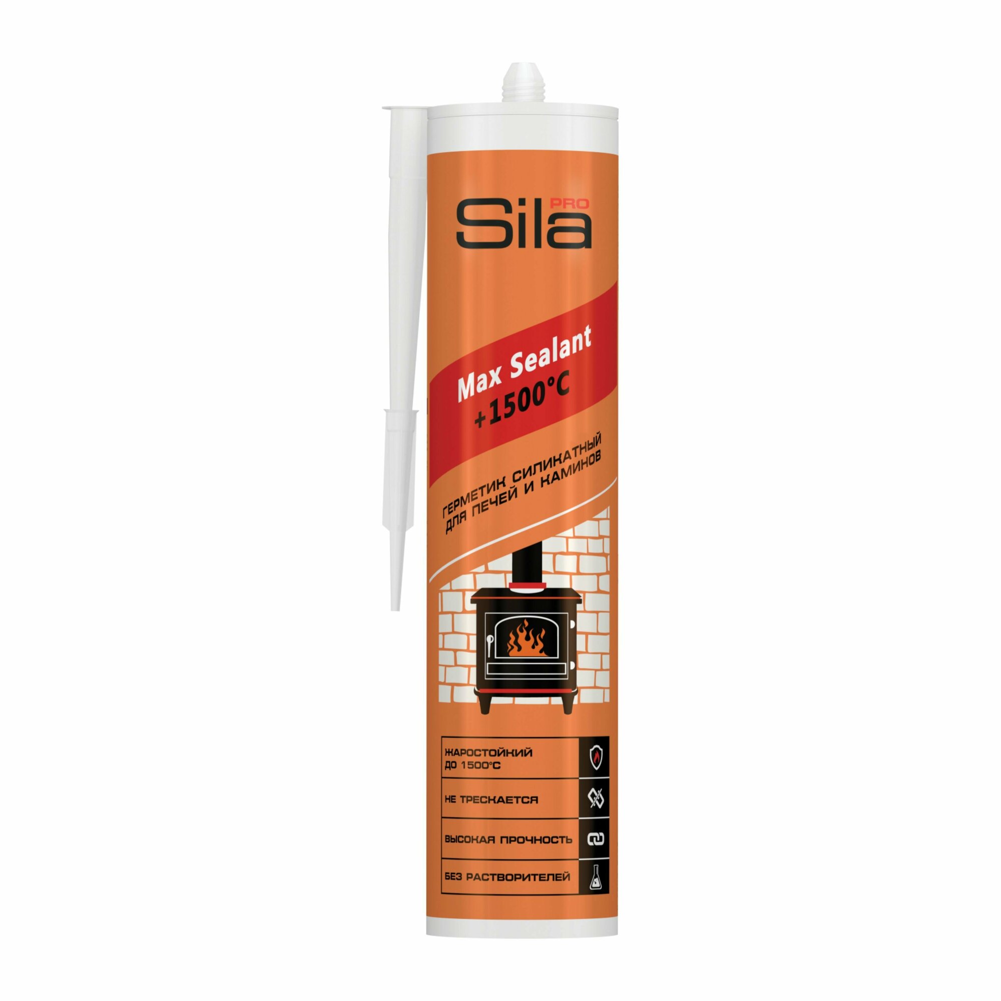 Sila PRO Max Sealant +1500 герметик для печей 280мл SSP15280