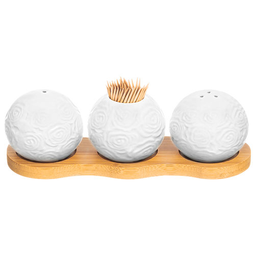 Набор фарфор Дспеций розы 3ПР белый элан 1853₽