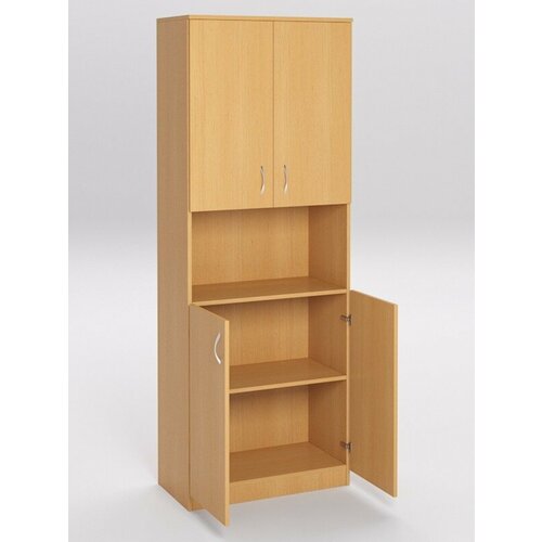 Шкаф офисный с нишей Ш-45 Бук Бавария 71 x 37 x 192 см 16914₽