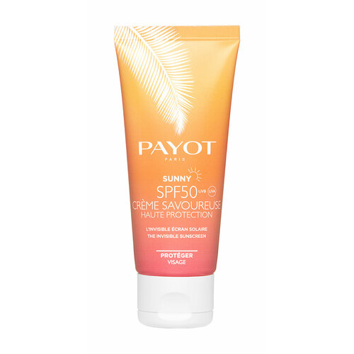 PAYOT Sunny Creme Savoureuse Крем для лица солнцезащитный SPF 50, 50 мл солнцезащитный крем для лица spf50 payot sunny crème savoureuse 50 мл