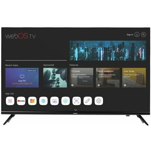 43 109 см Телевизор LED Konka B43 черный 3669000₽