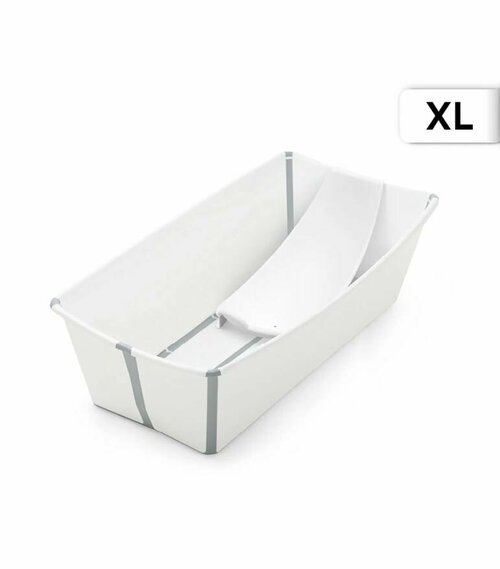 Ванночка с горкой Stokke Макси Flexi Bath Bundle, Tub with Newborn Support, White