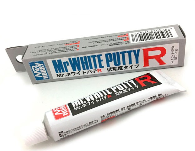 фото Грунт-шпаклевка белая 25гр. MR.HOBBY Mr.White putty R