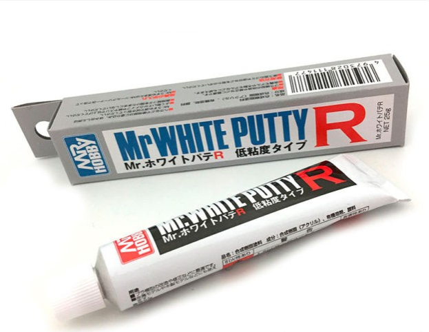 Грунт-шпаклевка белая 25гр. MR.HOBBY Mr.White putty R