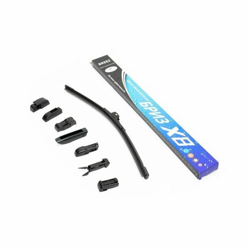 Щетка стеклоочистителя бескаркасная с переходниками Breez Х8 600мм