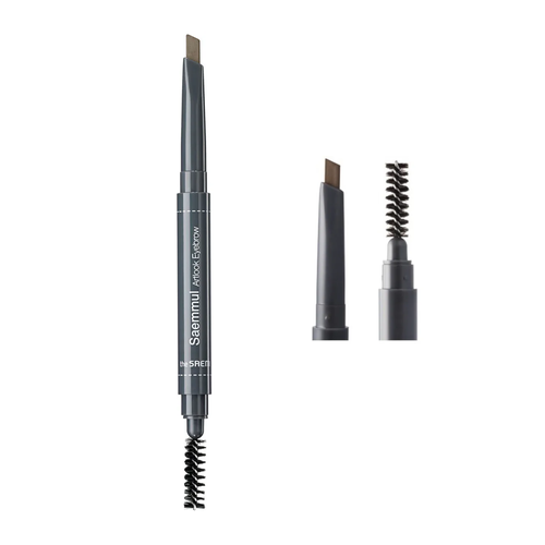 The Saem Карандаш для бровей Saemmul Artlook Eyebrow 04. Black Gray 0,2гр, 2шт the saem карандаш для бровей saemmul artlook eyebrow 02 deep brow 0 2гр 2шт