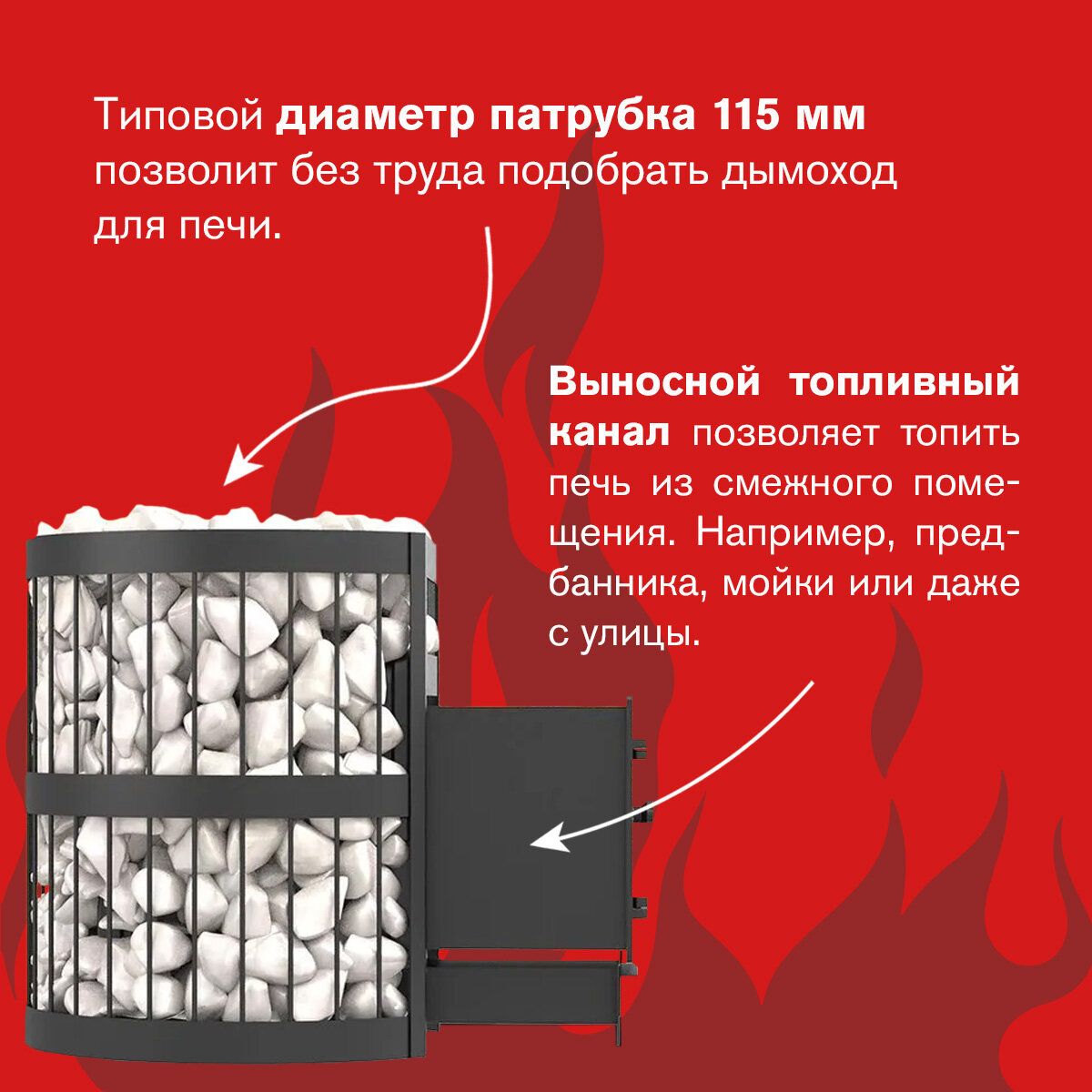 Банная печь везувий Ураган Стандарт 16 (ДТ-4)