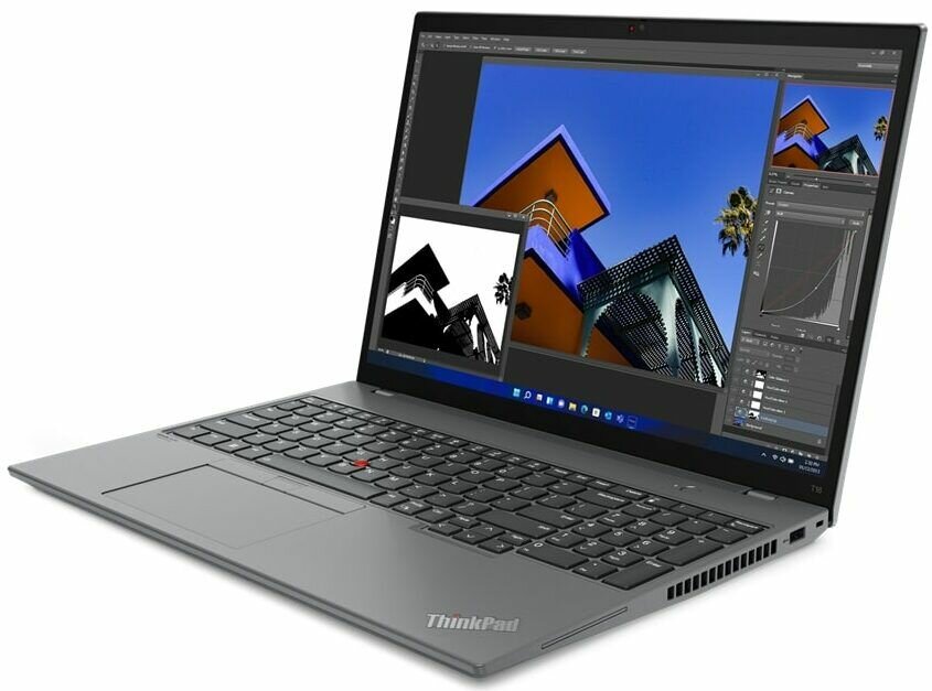 Ноутбук 16" Lenovo ThinkPad T16 Gen 1 / Intel Core i7-1270P / 16GB DDR4 / 1TB SSD M.2 / MX 550 2GB / 1920x1200 IPS 60Hz