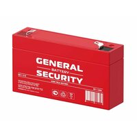 Аккумулятор 6В 1.3А. ч General Security GS1.3-6