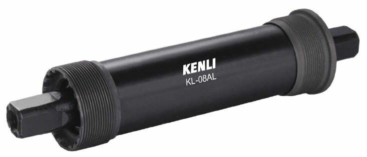 Каретка KENLI картридж KL-08Al, FatBike, BC 1.37"X24T L/R 68/165мм, 110мм посадочное