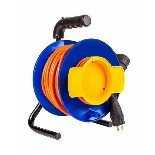 Удлинитель USE ПВС 3500 Вт 50м на садовой катушке без заземления подарок на день рождения мужчине, любимому, папе, дедушке, парню