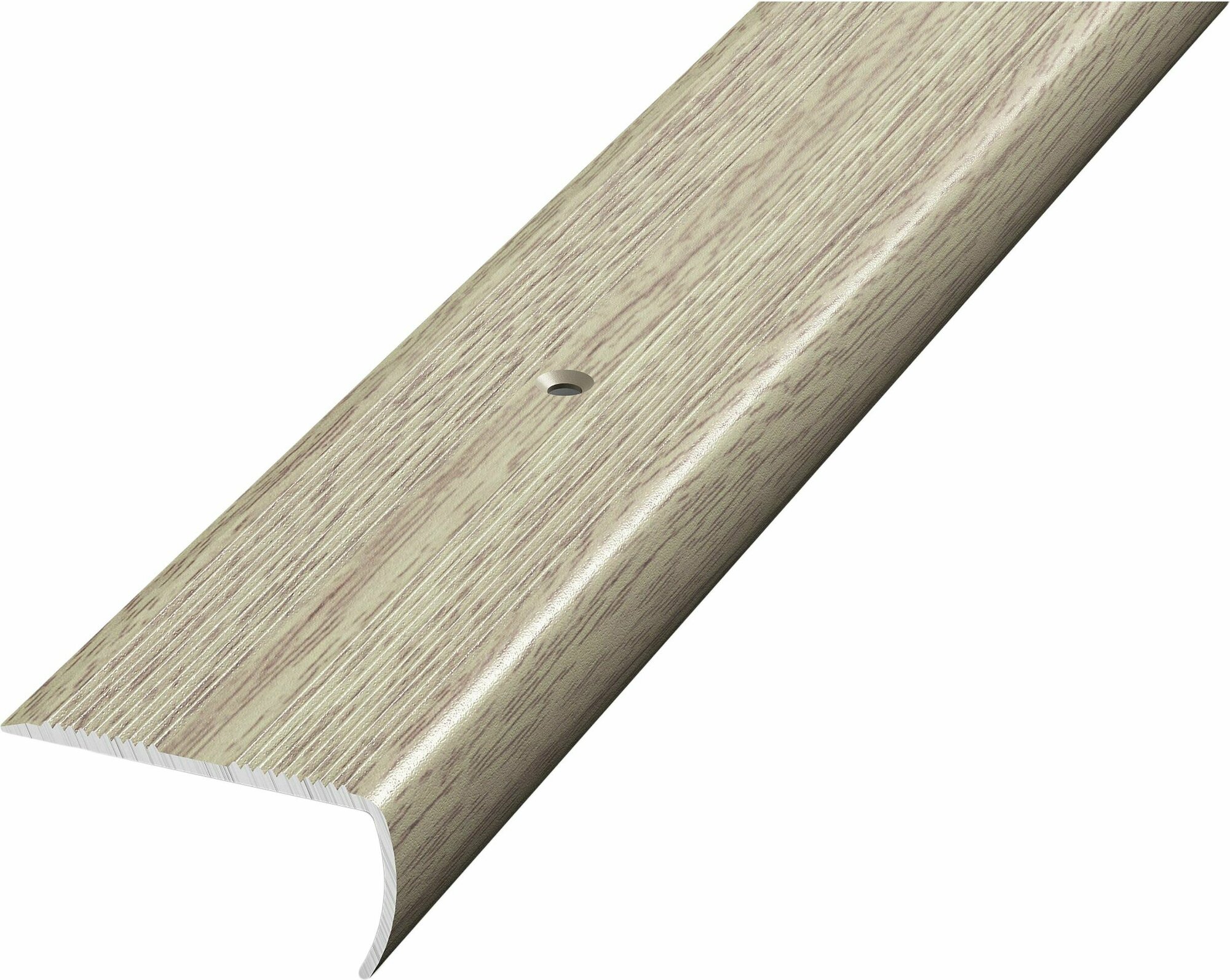 Уголок лука ПУ 06 1800.087 дуб беленый алюминий 1800х40 мм
