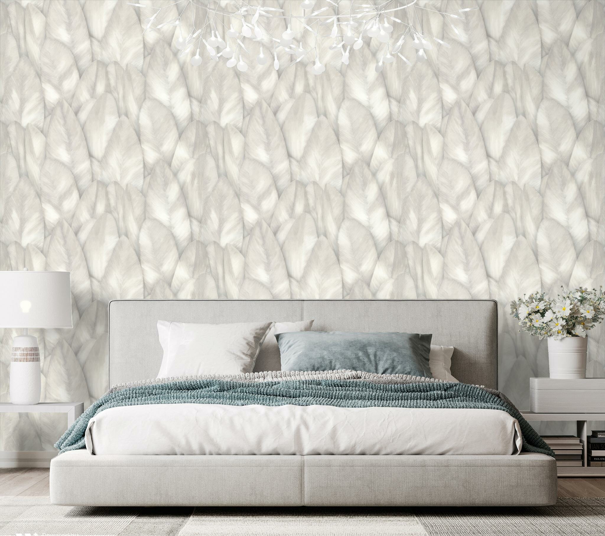 Обои флизелиновые Walldecor Сидней бежевые 1.06 м 70535-12 - фото №7