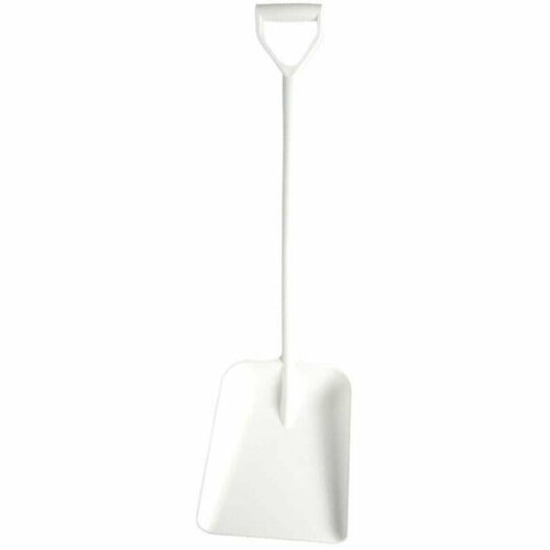 Лопата FBK цельнолитая 330х380х1120мм пластик белая 14104-1 9112₽