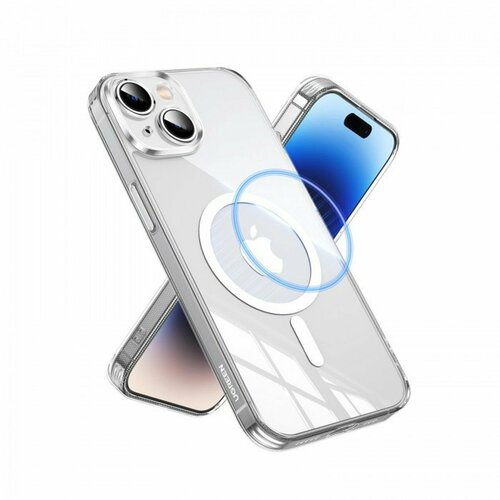 ClipCase UGREEN LP748 (25400) Classy Matte Magnetic Protective Case для iPhone 15 6.1'. Цвет: прозрачный для Apple iPhone 15 Plus 6.7' прозрачный wk magnetic glass case iphone x