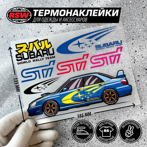 Термонаклейка Subaru Impreza STI