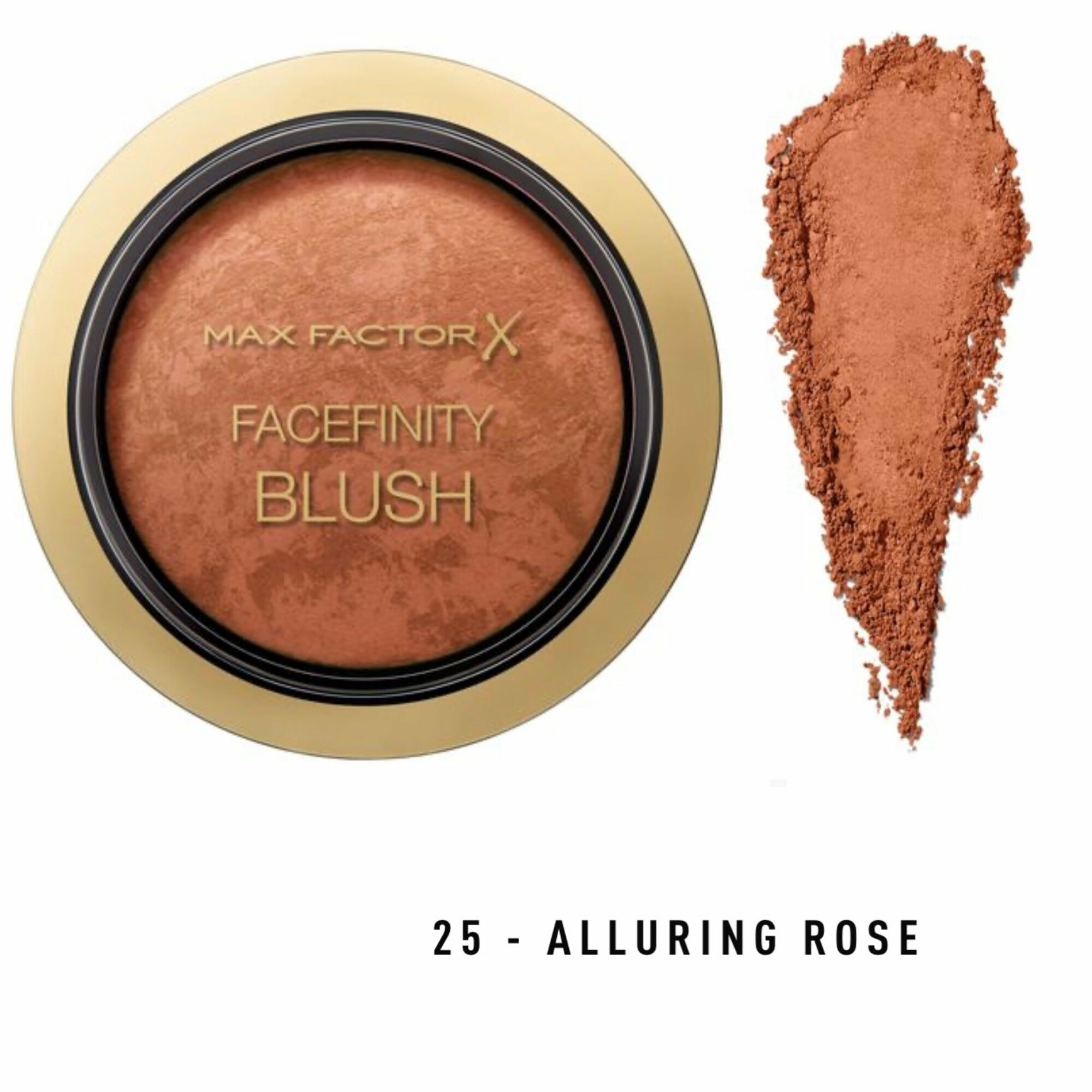 Max Factor Румяна Creme Puff Blush Товар Тон 25 alluring rose HFC Prestige International CA - фото №8