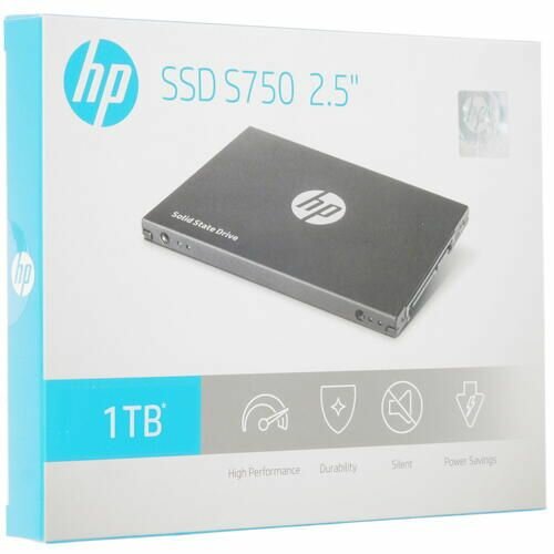 Накопитель SSD 2.5'' HP S750 1TB SATA 6Gb/s 3D NAND TLC 560/520MB/s IOPS 80K/74K 7mm - фото №20