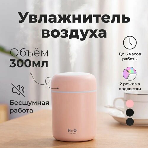 Увлажнитель-Ароматизатор воздуха ультразвуковой 300 мл 1 шт 55900₽
