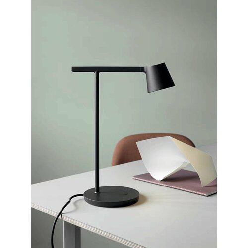 Настольная лампа декоративная светодиодная VertexHome VER-T001В, 5Вт, 4х1,6см, черная