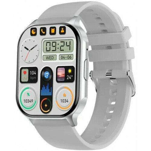 Умные часы CheckME Smart CMSHK26SGR с NFC, мониторингом сна, шагомером