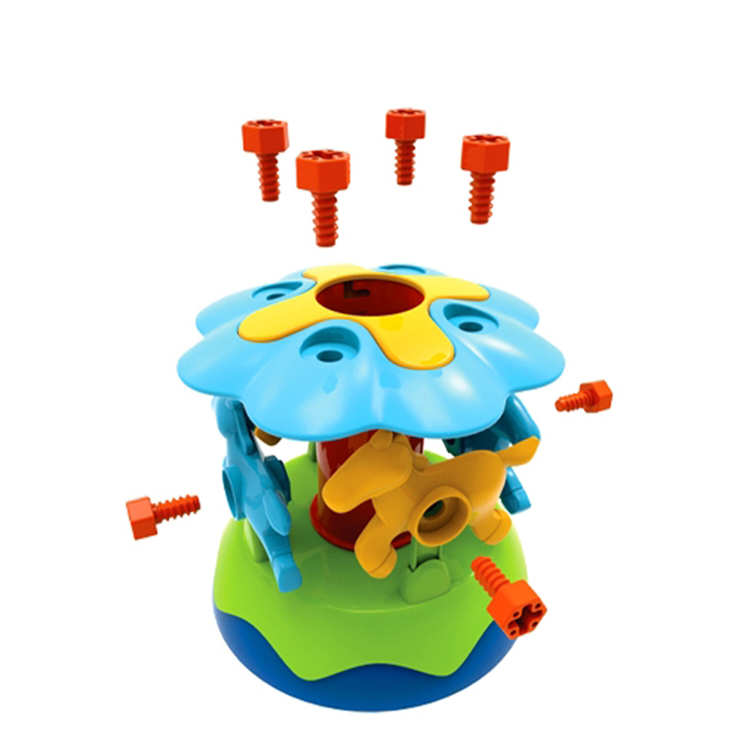 Edu-Toys Конструктор "Карусель", 38 деталей - фото №5