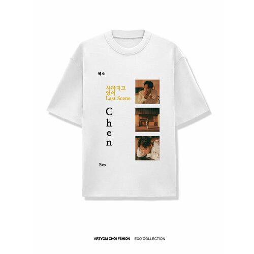 Футболка  , размер M, белый