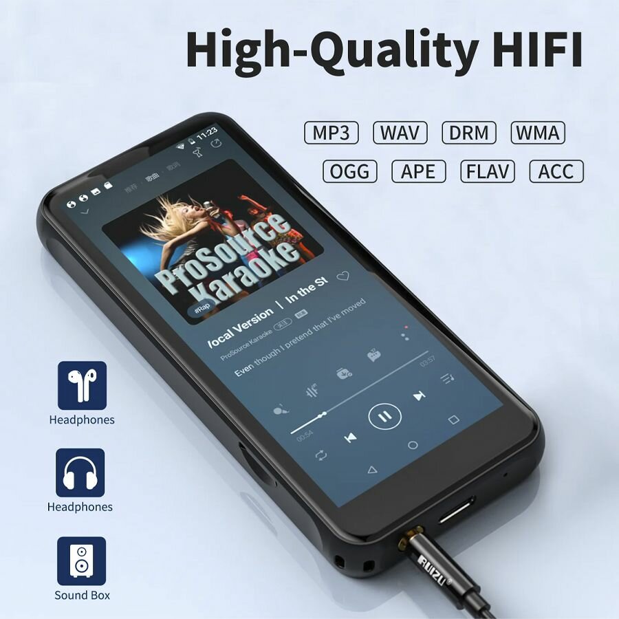 Wi-Fi bluetooth mp3 mp4 плеер RUIZU Z80, 16 ГБ