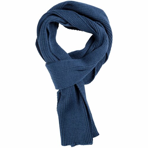 Шарф Sherst,200х23 см, one size, синий шарф stout молочный
