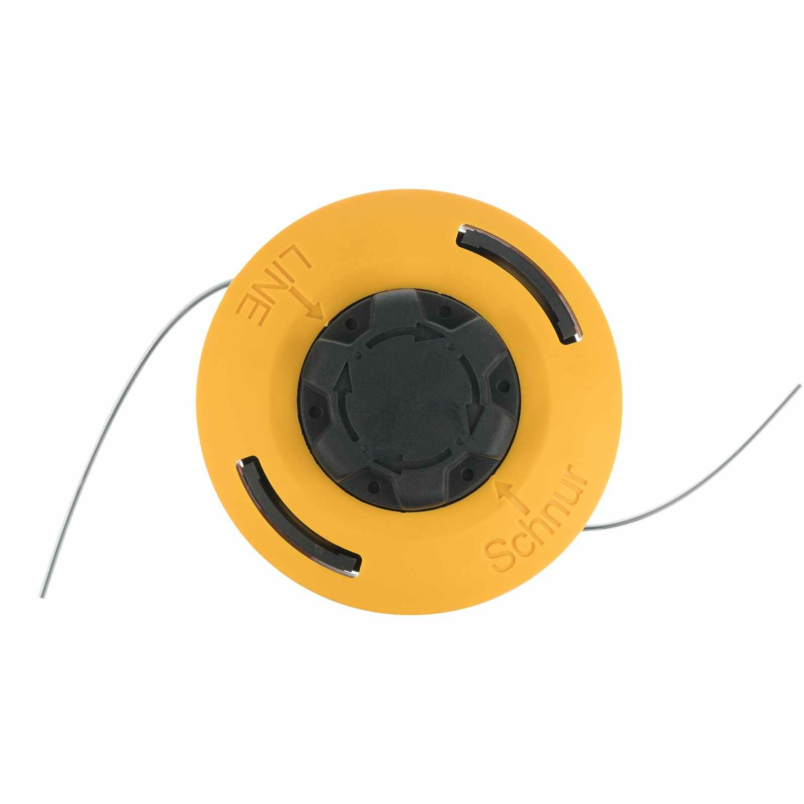 фото Катушка триммер. полуавтомат, гайка М10, М10, М12, лев. шаг 1,25 1,5 1,5мм// Denzel