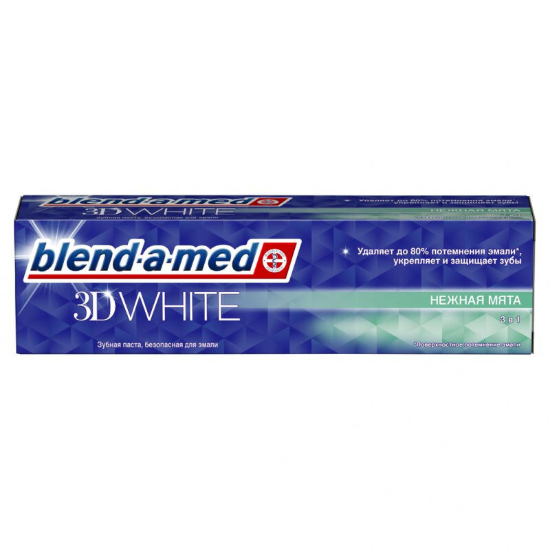 Зубная паста Blend-a-med 3D White Нежная мята, 100мл