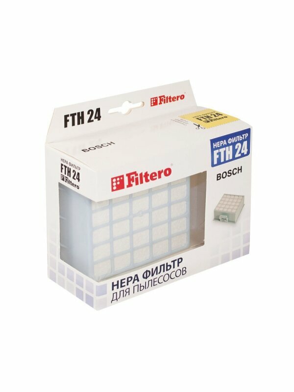 Фильтр Hepa Filtero FTH 24 BSH для пылесосов Bosch, Siemens