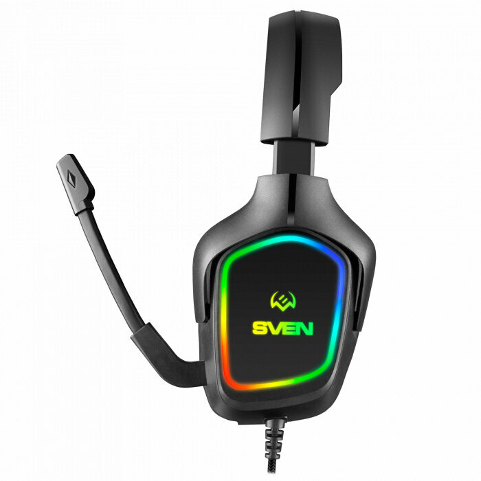 Игровые стереонаушники с микрофоном SVEN AP-U750MV USB-звуковая карта RGB-подсветка