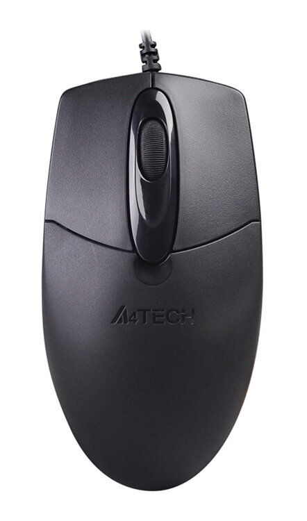 A4Tech Оптическая мышь A4Tech OP-720, 2кн.+скр, черный (USB) (ret)