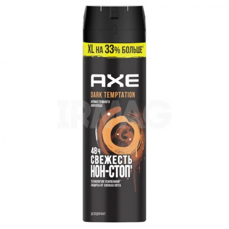 Дезодорант аэрозоль AXE Dark Temptation XL мужской, 200 мл