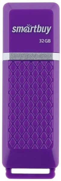 USB флешка 32Гб / Флеш-накопитель Smartbuy 32GB Quartz series Violet SB32GBQZ-V