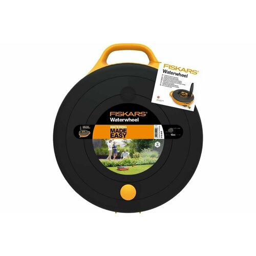 фитинг штуцер multi 1027051 fiskars Катушка со шлангом 3/8, 15 м и набором аксессуаров Fiskars