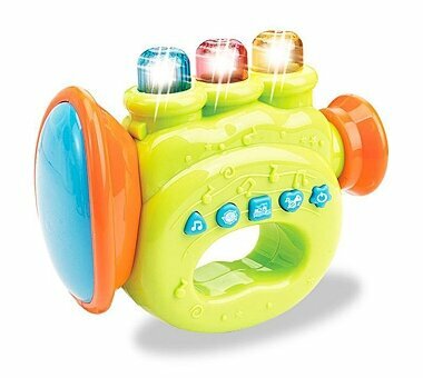 Развивающая игрушка для малышей "Звонкие друзья", (зеленый), под блистером, свет, звук, PLAY SMART 7694