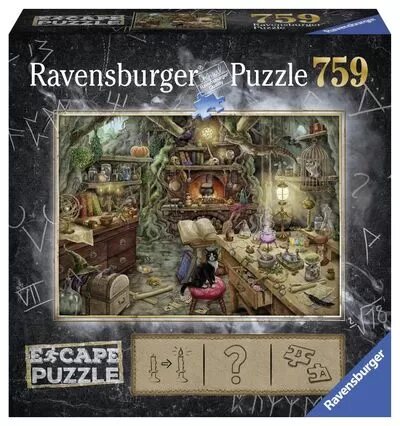 Пазлы 759 дет. Квест. Кухня ведьм 19958, (Ravensburger) ()