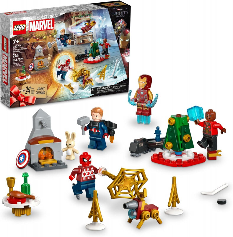 Конструктор LEGO Super Heroes Новогодний календарь 2024 76267