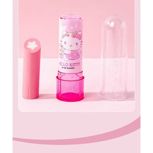 Hello Kitty ластик-помада розовый