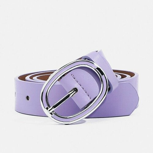 фото Ремень , размер 100, сиреневый нет бренда