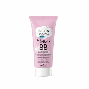 Белита ВВ-хайлайтер BELITA YOUNG SKIN с тонирующим эффектом для молодой кожи Безупречное сияние, 30 мл