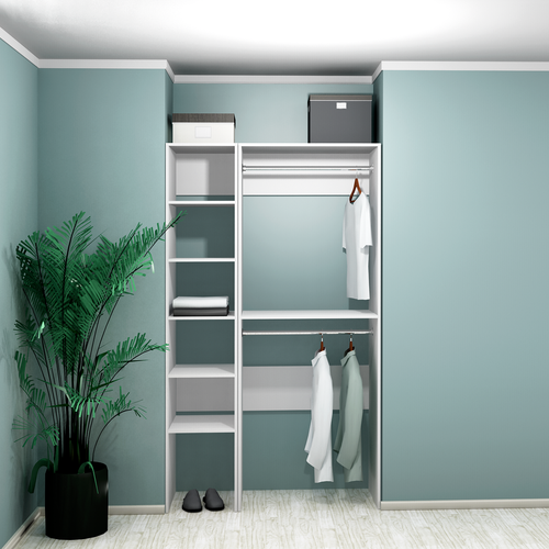 Гардеробная система Комплект стеллаж Модус 35 120х50х2084 см 18685₽