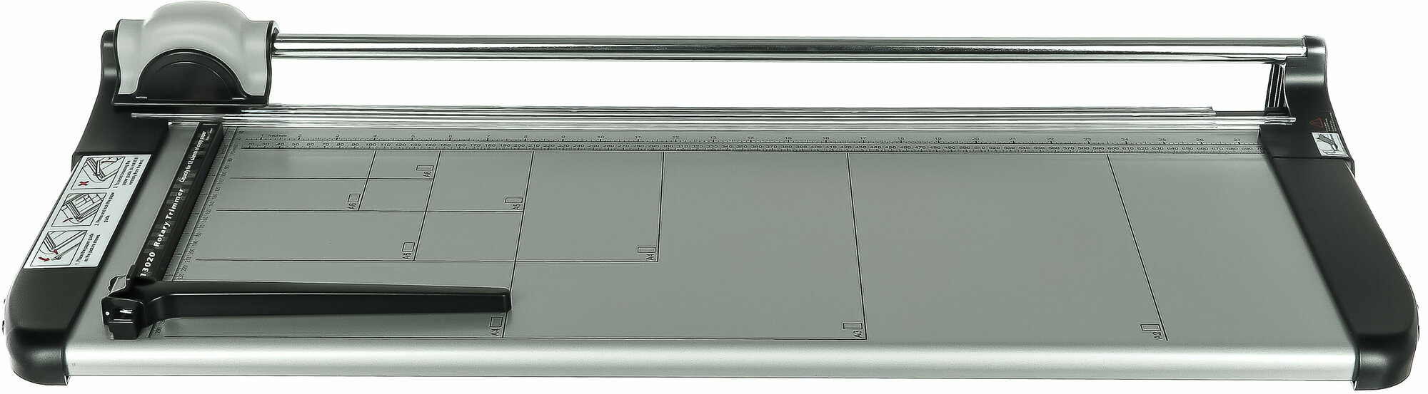 Резак роликовый KW-triO 3020/13020, длина реза 670 мм, режет за раз до 12 листов, металлическая основа — фото 5